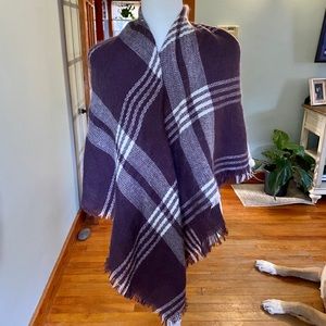 NWOT Purple Shawl